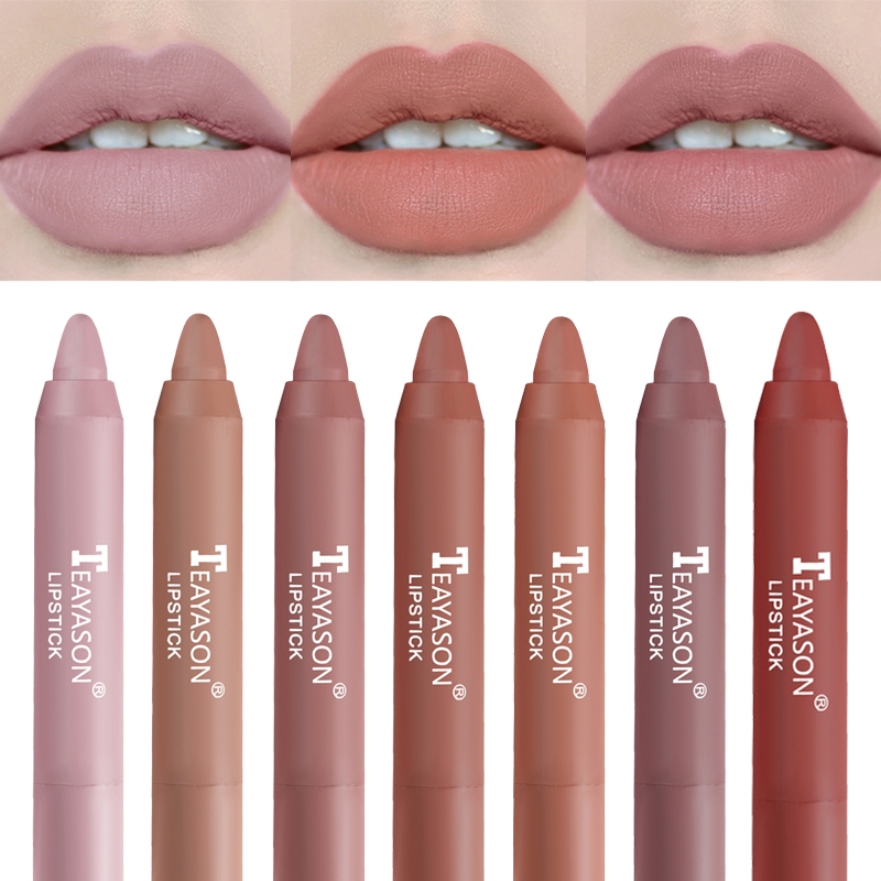 Matte Velvet Lip Tint Long Lasting - Rossetto in matita effetto velluto opaco,