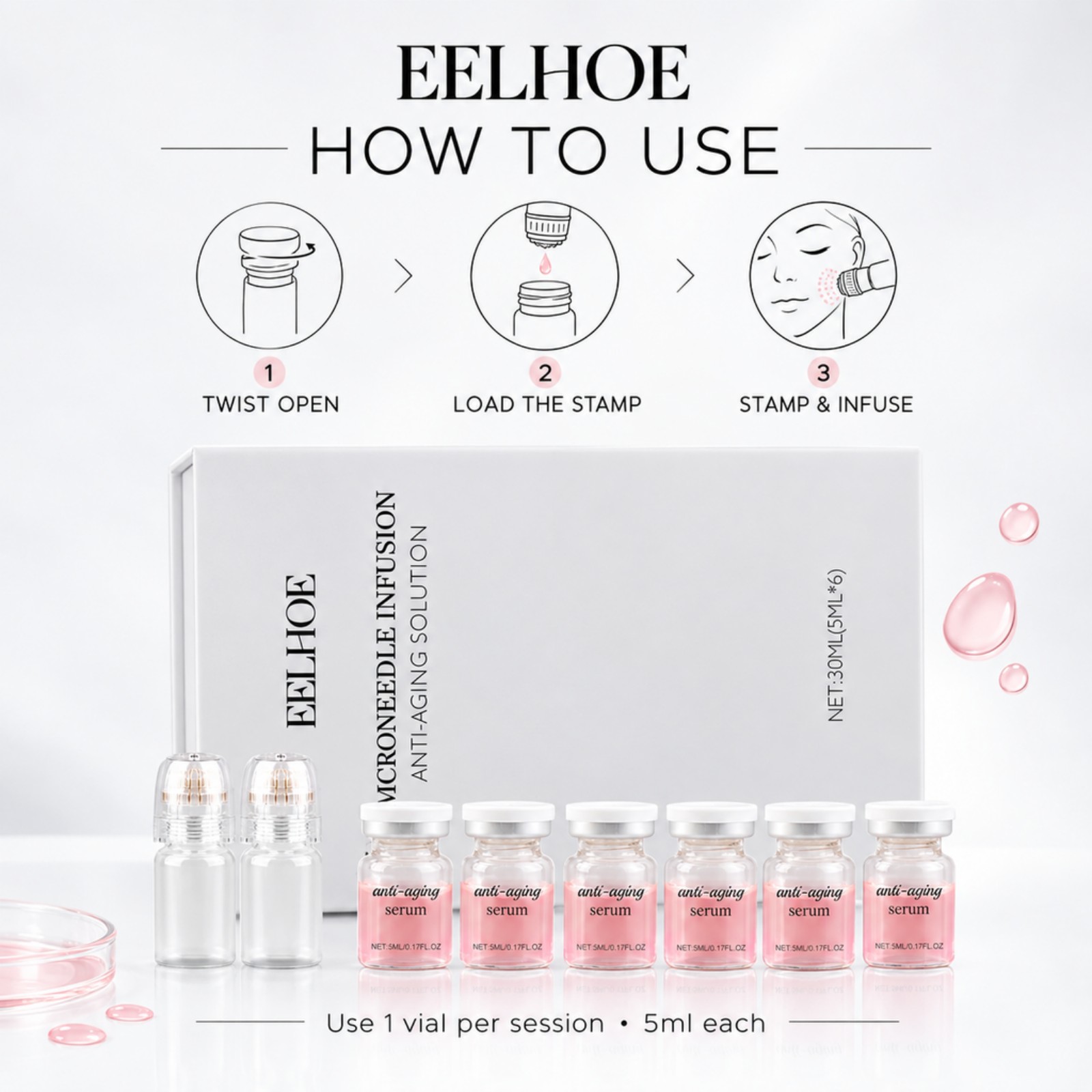 Kit Siero con Microaghi da 0,2 - Hyaluronic Acid Facial Serum recensione e prezzo