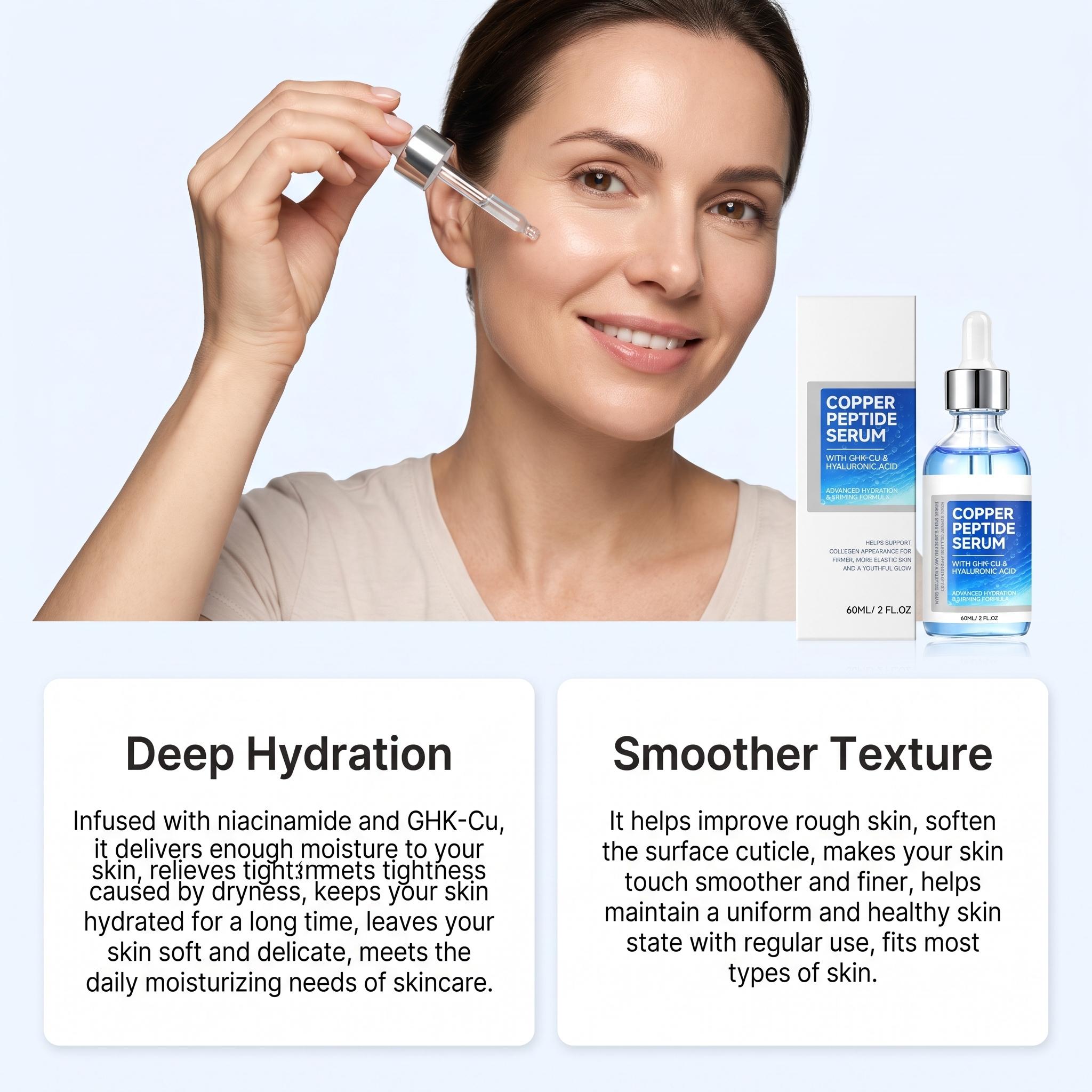 Siero al peptide di rame con n - Niacinamide Pore Shrinking Essence recensione e prezzo