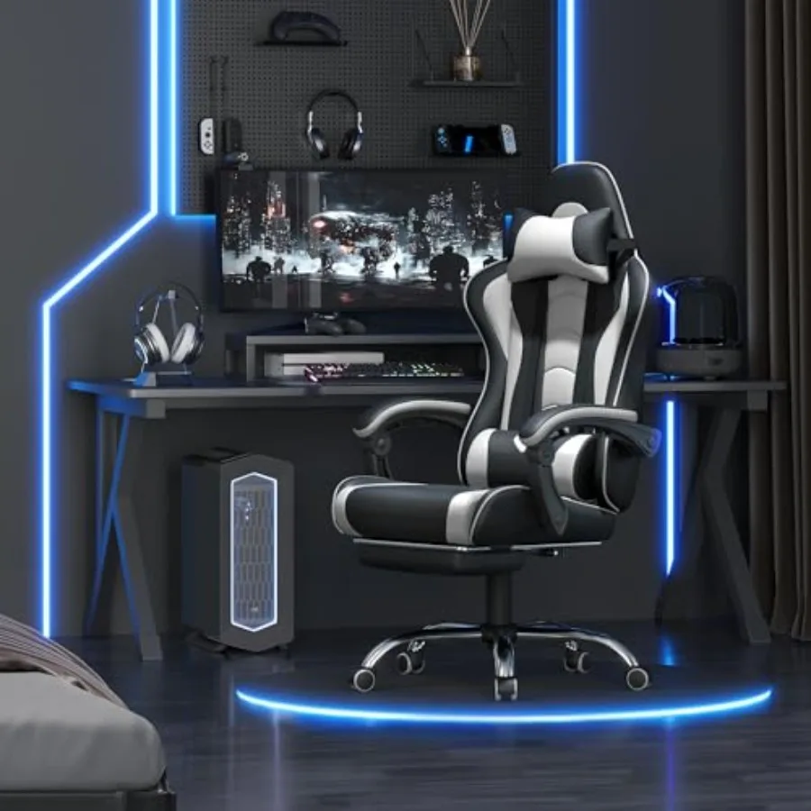Sedia da gaming con poggiapied - Massage recensione e prezzo