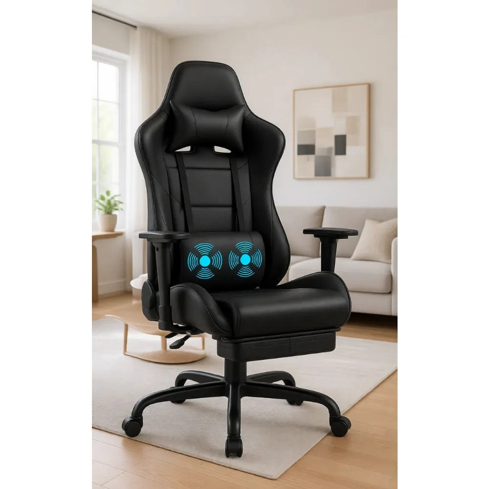 Sedia da gaming con poggiapied - Massage recensione e prezzo