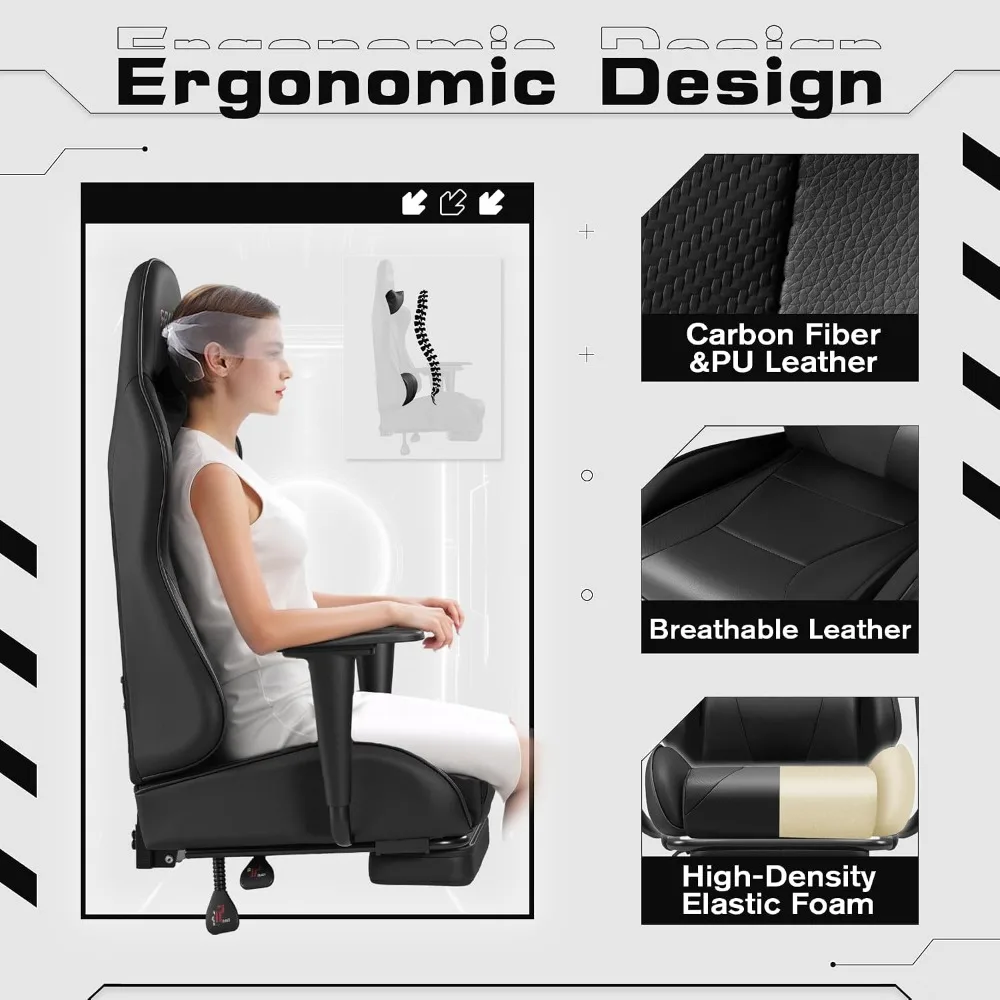 Sedia da gaming con poggiapied - Massage recensione e prezzo