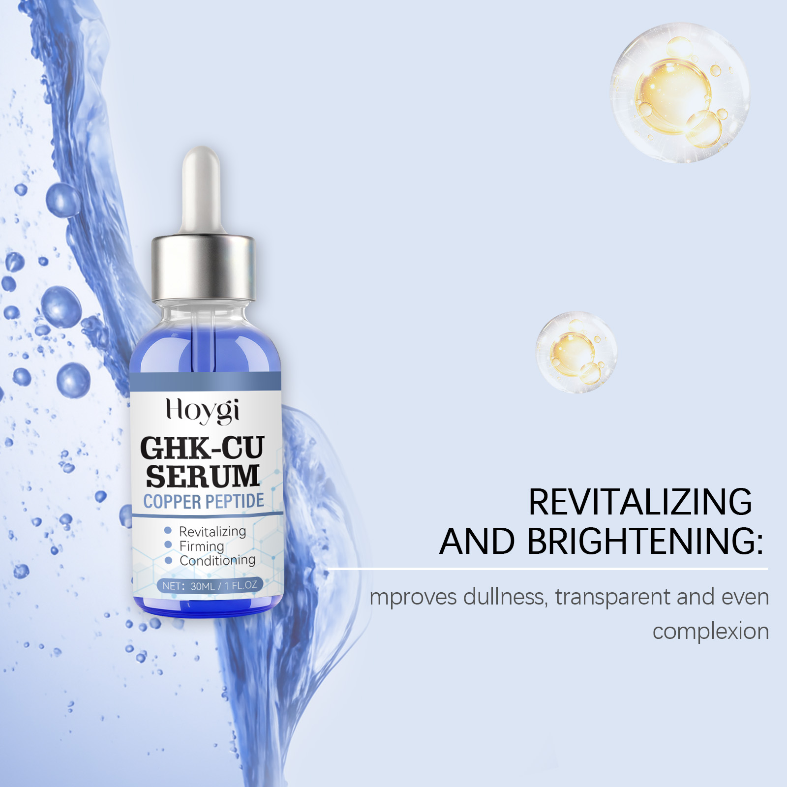 Siero al Peptide di Rame 30ml  - Hyaluronic Acid Facial Serum recensione e prezzo